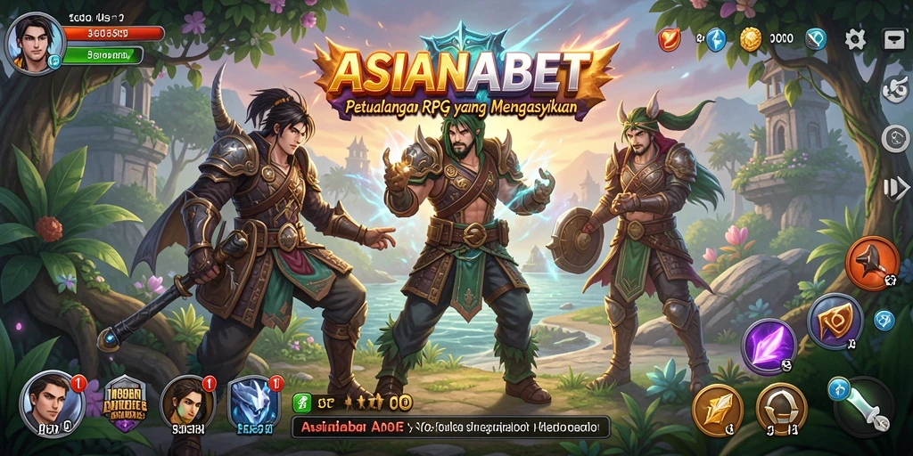 Screenshot gameplay <strong>ASIANABET</strong> menampilkan pertarungan seru dan eksplorasi dunia.