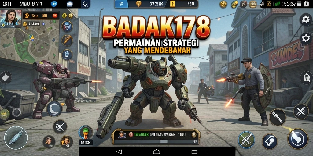 Tampilan gameplay mendebarkan dari BADAK178 dengan strategi yang menantang.