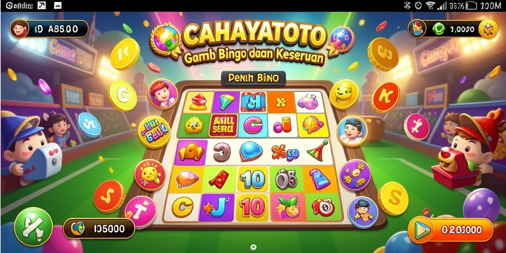Screenshot gameplay CAHAYATOTO menampilkan serunya permainan Bingo.