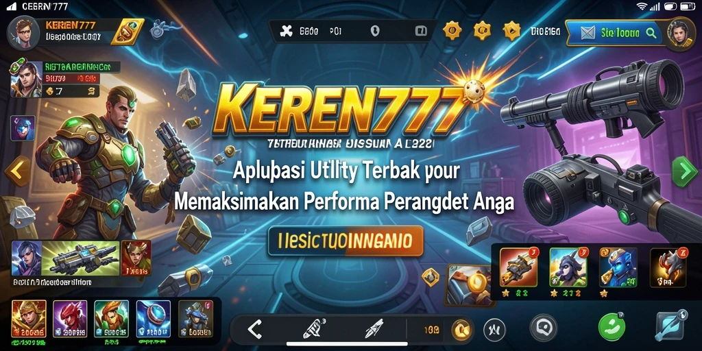 Tampilan antarmuka utama KEREN777 yang mudah digunakan.