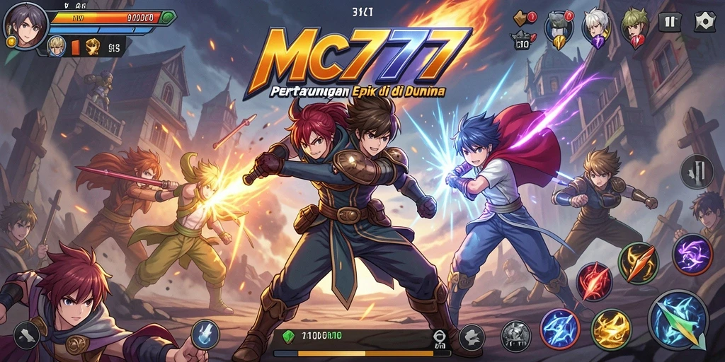 Gameplay menarik di MC777 dengan karakter anime favorit.