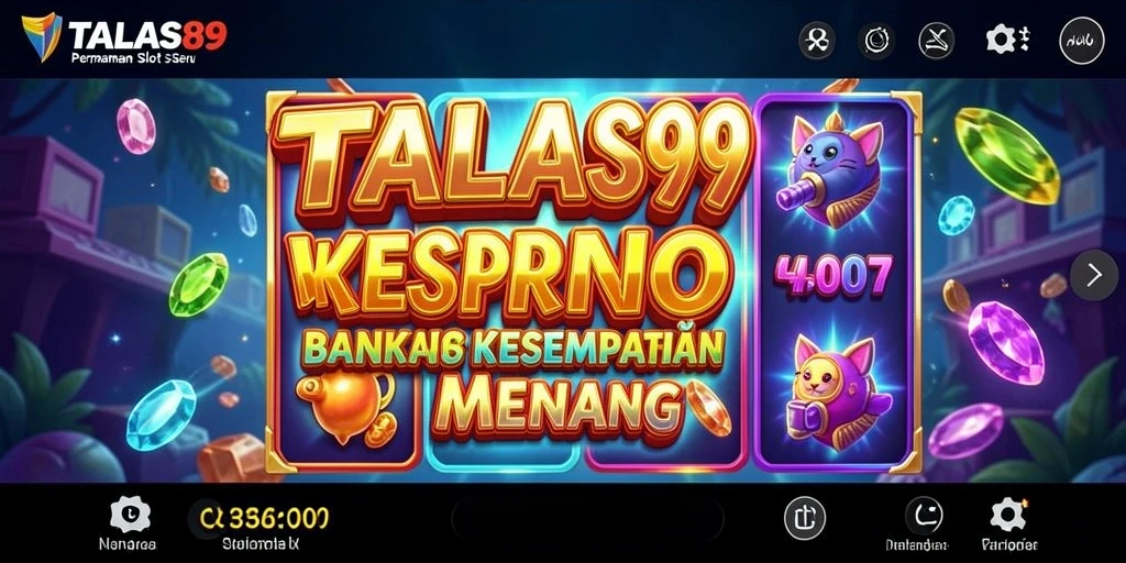 Tampilan menarik dari gameplay Slot TALAS89 yang memukau.