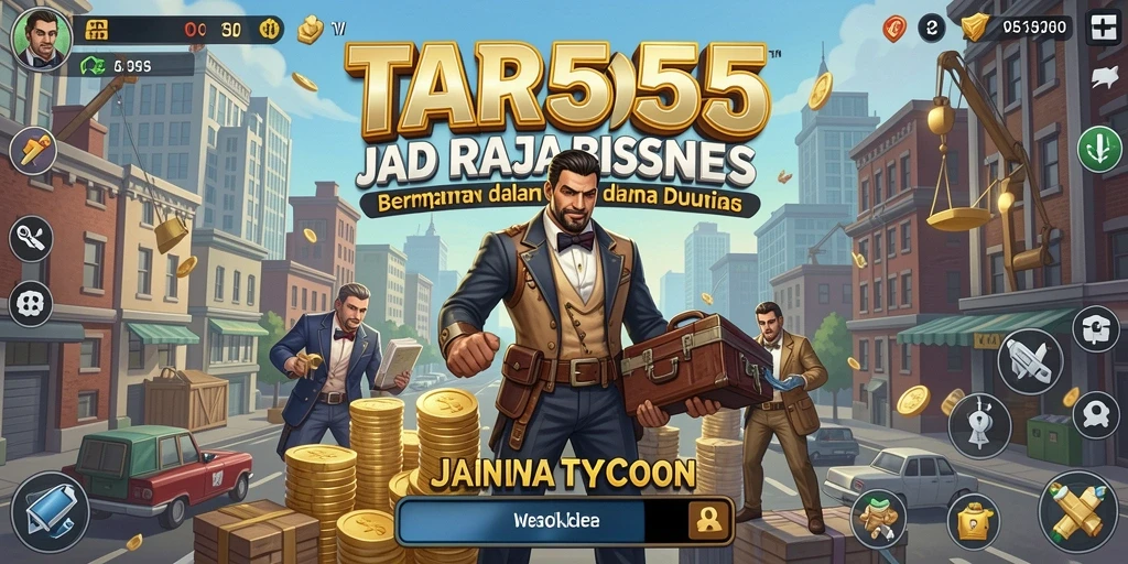 TAR555 menampilkan gameplay Tycoon yang mendebarkan dan menantang.